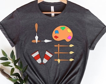 Love Art Shirt, Artist Shirt, Gift for Teacher, Creativity Shirt, Art Lover Shirt, Art Teacher Shirt, Gift for Artists, Sweatshirt, Hoodie
