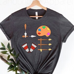 Liebe Kunst Shirt, Künstler Shirt, Geschenk für Lehrer, Kreativität Shirt, Kunst Liebhaber Shirt, Kunst Lehrer Shirt, Geschenk für Künstler, Sweatshirt, Hoodie