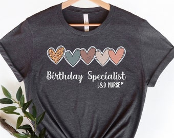 Shirt verpleegkundige arbeid en bevalling: L&D RN-cadeau