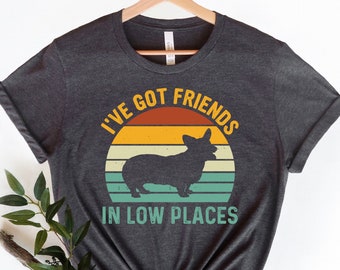Camiseta retro de Corgi: un regalo divertido para los amantes de los perros