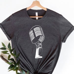 Camisa de stand-up de microfone de comediante, regata, moletom com capuz, camisa de comediante, presente para comediante, escola de comédia, camisa de clube de comediante, comédia stand-up, presente
