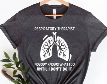 Respiratory Therapist Shirt: Lung Graphic Tee, RT Gift