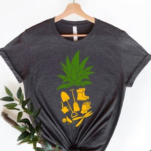 Pineapple Garden Tools Shirt: Gardener Gift Tee