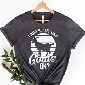 Camiseta amante de cabras: camiseta com estampa de animais da fazenda