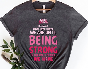 Camiseta de concientización sobre el cáncer de mama: regalo de lazo rosa para sobrevivientes