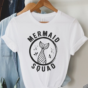 Meerjungfrau Thema Geburtstag Shirt, Meerjungfrau Trupp Shirt, Meerjungfrau Shirt, passende Geburtstag Shirts, Geburtstag Party Shirts, Geburtstag Gastgeschenke