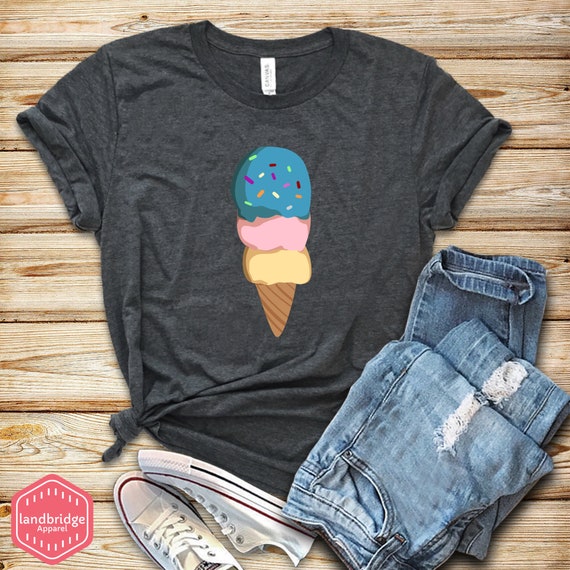 Ice Cream Cone Shirt: Summer Vacation Tee