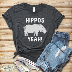 Hippo Retro Shirt, Animal Shirt, Hippo Vintage T-shirt, hippo lover gift, Safari Shirt, funny hippo shirt, hippo art, Womens Graphic Tee
