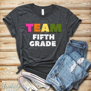 5th Grade Crew T-Shirt, Fifth Grade Shirt, 5th Grade Shirt, Fifth Grade, 5th Grade, Grade Level Team Shirt, Grade Level Shirt, Teacher Shirt
