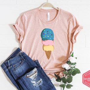 Ice Cream Shirt, Ice Cream Birthday, Ice Cream Party, Ice Cream Theme, Cool Ice Cream T-Shirt, Cute Summer Outfit, Ice Cream Outfit