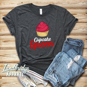 Cupcake Queen Shirt, Tank Top, Hoodie, Cupcake Shirt, Cupcake Party, Birthday Shirt, Cupcake Birthday, Dessert Shirt, Cupcake Gift Shirt