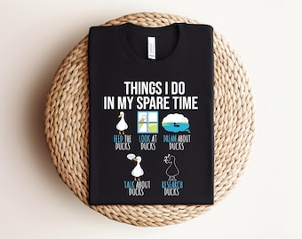 Camiseta de patos, Camiseta de regalo para amantes de los patos, Camiseta para amantes de los patos, Camiseta divertida de patos, Camiseta para amantes de la granja, Regalo para mamá, Camiseta de patos