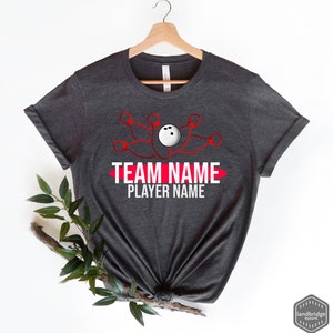 Custom Bowling Team Shirt: Personalized Bowling Tee