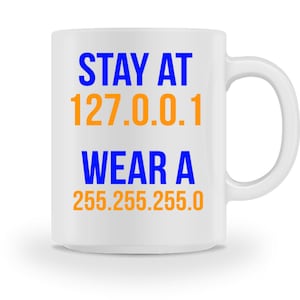 Informatiker Tasse, Programmierer Geschenk 127.0.01 Spruch Informatik Becher, Kaffeetasse Admin Geschenkidee Entwickler Kaffeebecher | Tasse