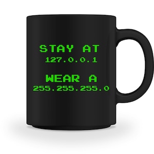 Informatiker Tasse, Programmierer Geschenk 127.0.01 Spruch Informatik Becher, Kaffeetasse Admin Geschenkidee Entwickler Kaffeebecher | Tasse