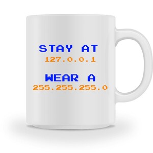 Informatiker Tasse, Programmierer Geschenk 127.0.01 Spruch Informatik Becher, Kaffeetasse Admin Geschenkidee Entwickler Kaffeebecher | Tasse