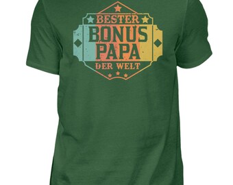 Bester Bonus Papa der Welt Stiefvater Stiefpapa Geschenk Vater