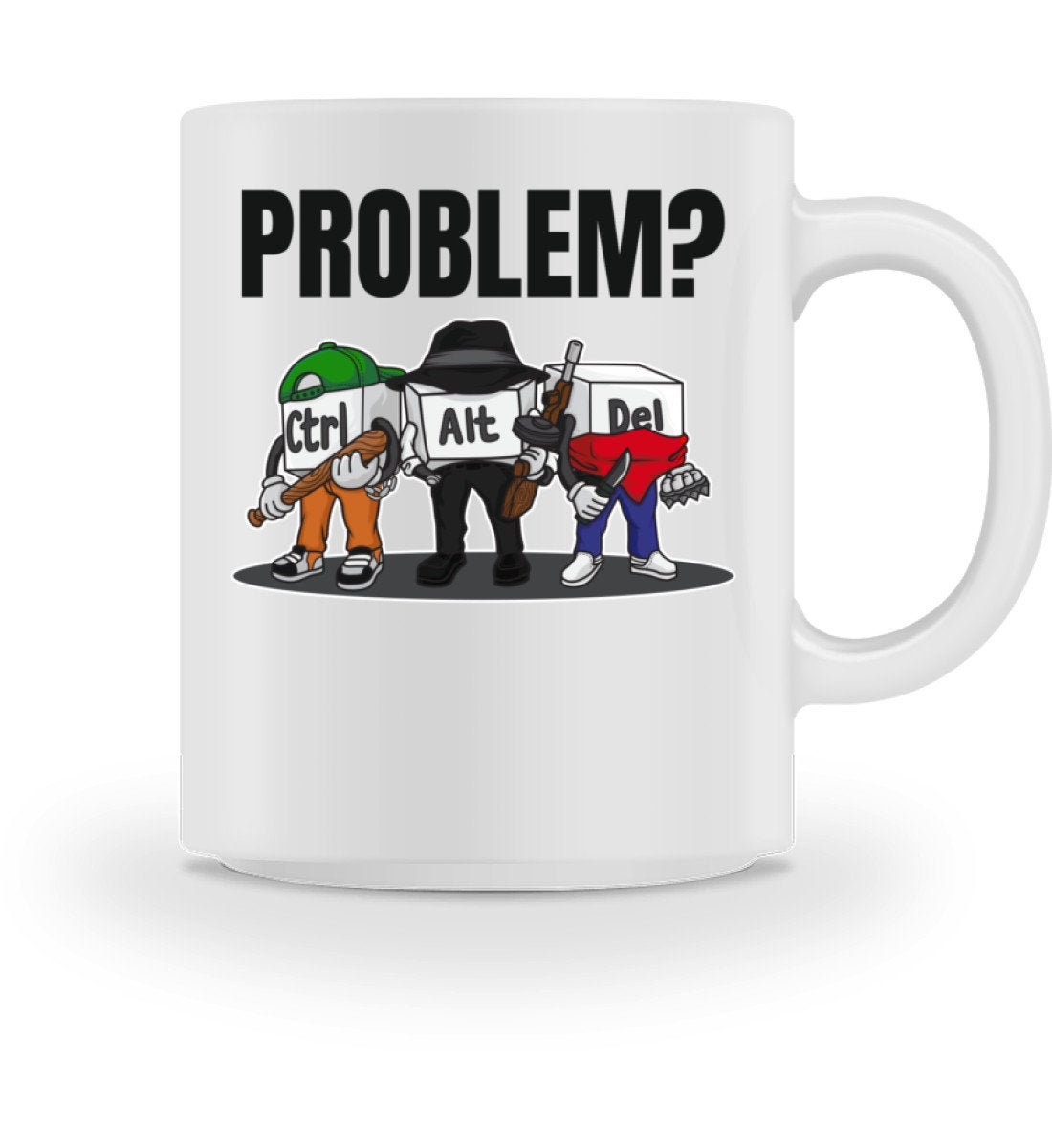 Trendation Informatiker Tasse – Lustiger Programmierer-Spruch, Spülmaschinenfest, Beidseitig Bedruckt