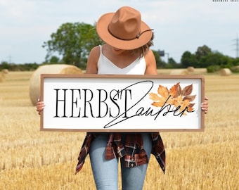 Country house autumn decoration sign | Autumn magic