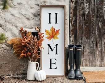 Landhaus Herbstdeko Schild | Home Herbst