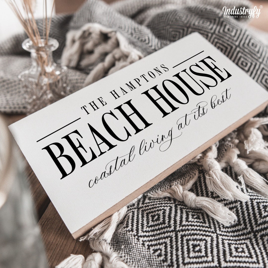 Beachhouse Summer Decoration Beach House Sign the Hamptons Beach House ...