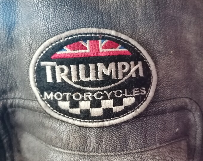 triumph leather jacket for sale