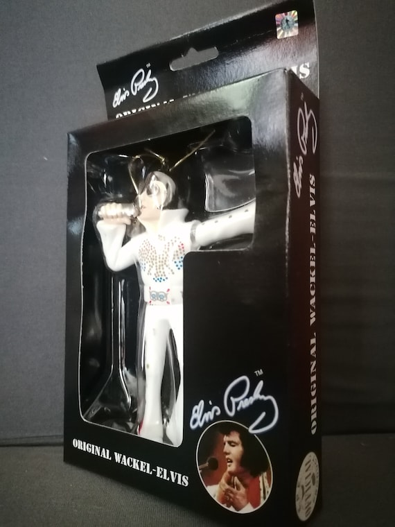 Vintage 2000 Elvis Presley Wiggle Car Ornament White Peacock Suit Retro  Rock and Roll Dashboard Las Vegas Collectible/audi Commercial -  Israel