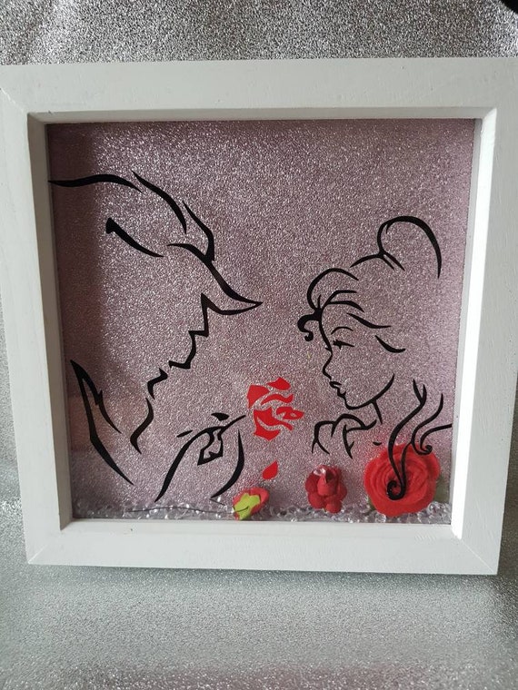 Beauty and the Beast Box Frame