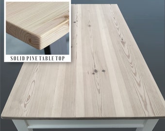 DIY Modern Scandi Style Solid Pine Table Top Unfinished