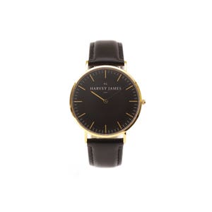 HJ - Midnight Gold | Jet (Harvey James Watches)