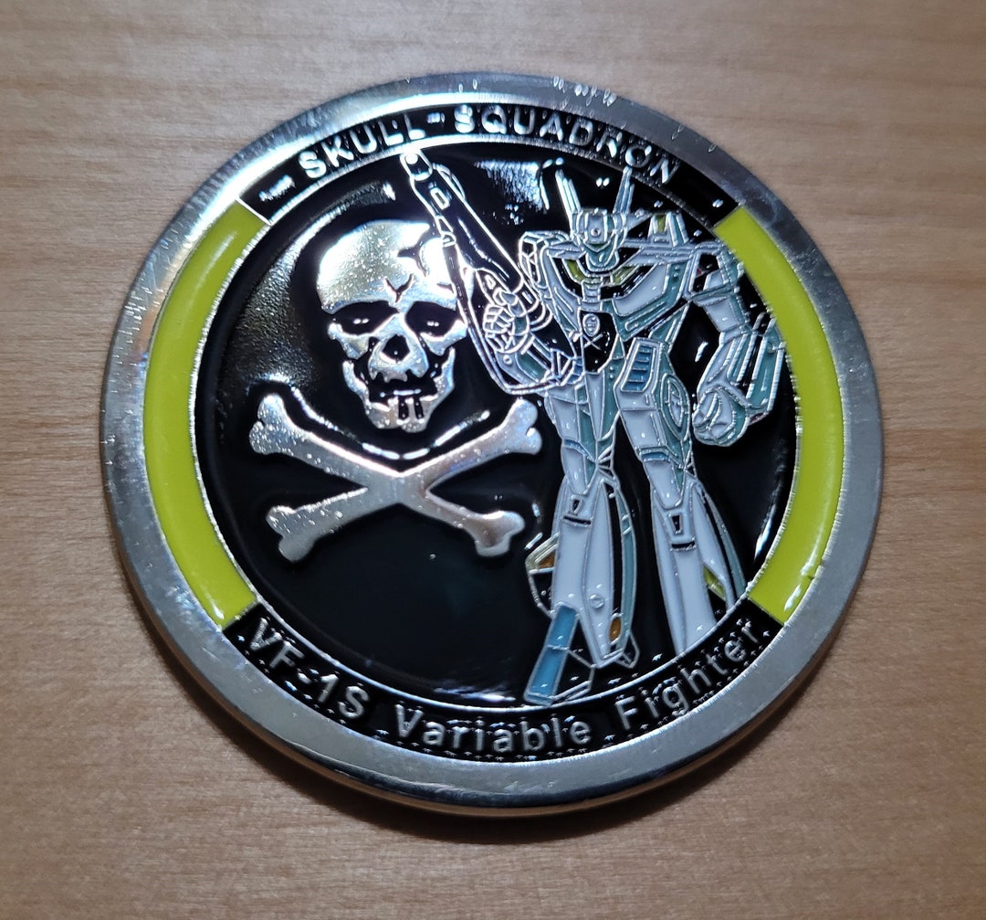 Skull Squadron Challenge Coin - Etsy