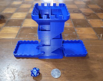 Folding Dice Tower
