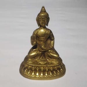 Metal Buddha Statue | Gemstone Statue | Lord Budda Statue | Feng Shui Statue | Healing Gemstone | Spiritual gift |Handmade stone statue,