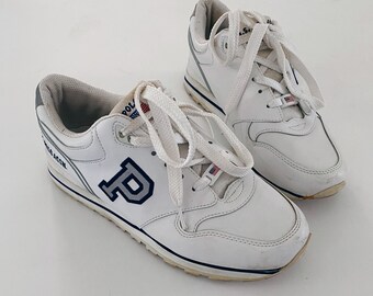 preppy white sneakers