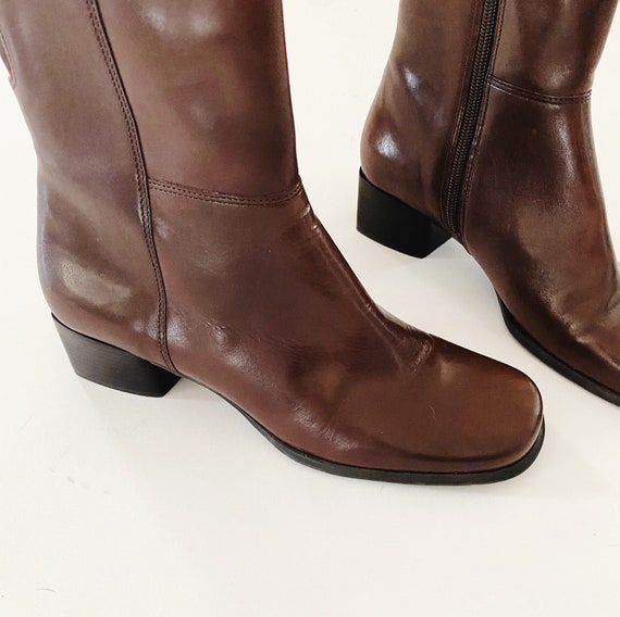 90s/Y2K Bandolino Chocolate Brown Leather Minimali