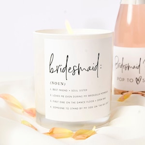 Candle Labels, Bridesmaid Gift, Bridesmaid Proposal, Candle Label Sticker, Bridal Party Gift, Will You Be My Bridesmaid, Bridesmaid Box