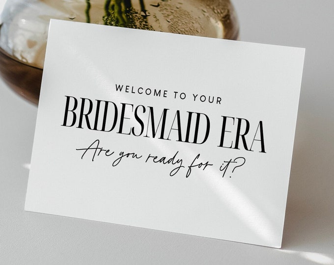 Bridesmaid Cards