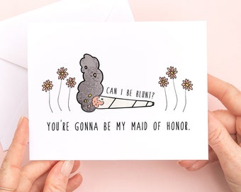 Funny Maid Of Honour Etsy