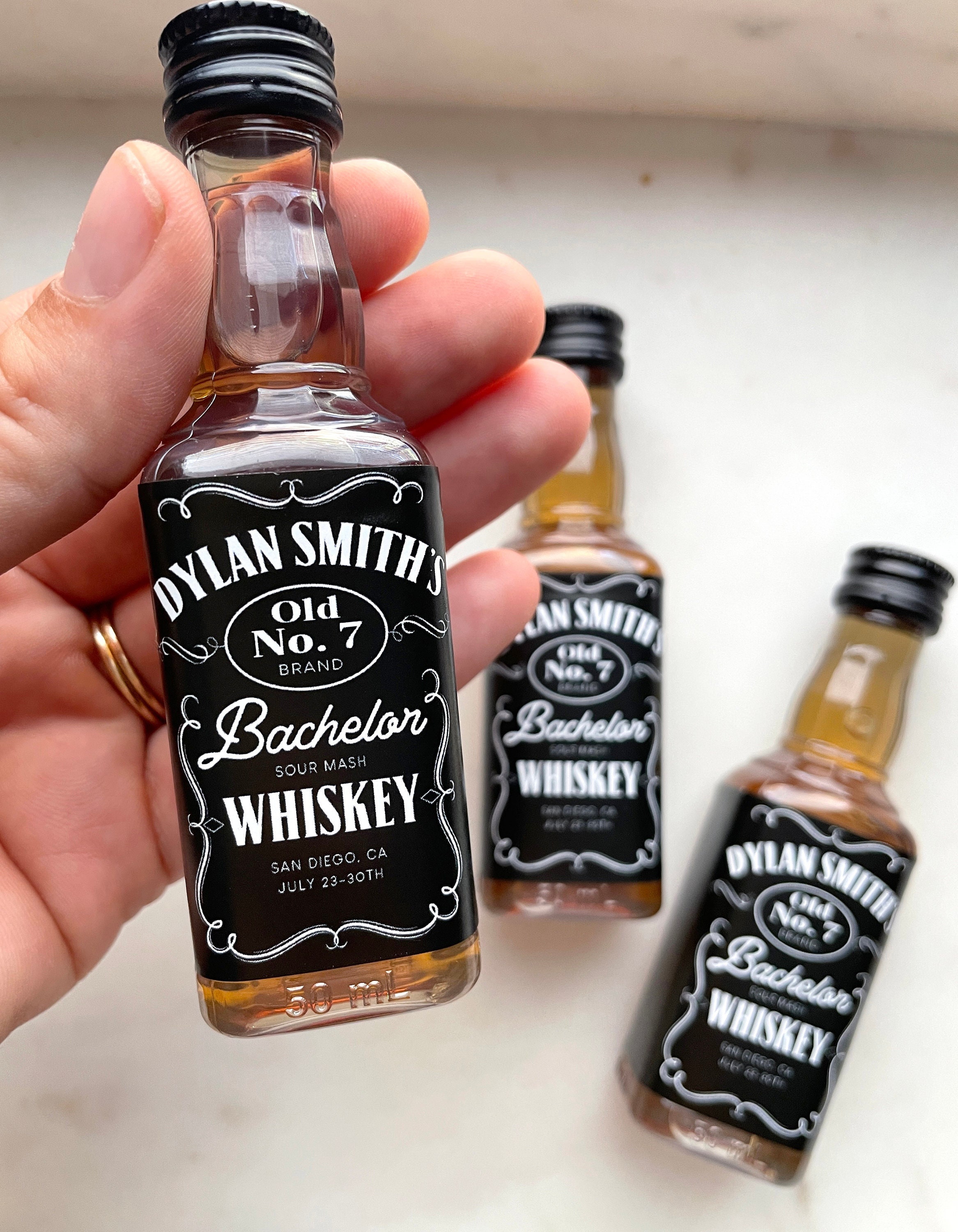 Custom made jack daniels labels