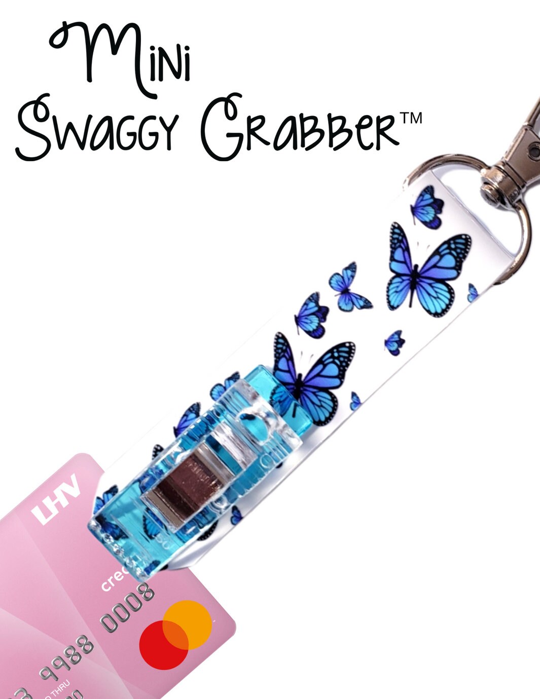Original Swaggy Grabber Card Grabber Keychain for long nails, Jewelry Helper tool, bracelet and necklace holder, card gripper, gas pump tool