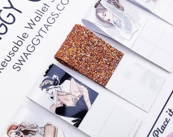 Etiquetas originales Swaggy, lengüetas para tirar de tarjetas de crédito, agarrador de tarjetas para cajeros automáticos de clavos largos, ezidtags, agarrador de tarjetas