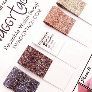 Onglets originaux pour cartes de crédit avec étiquettes Swaggy, préparateur de cartes pour GAB Long Nails, ezidtags, préhension de cartes
