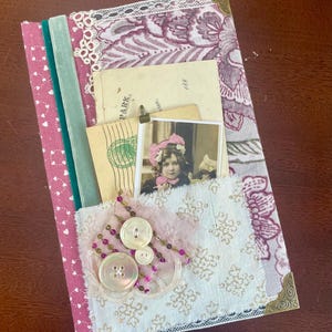 Handmade Altered Book Nature Themed Junk Journal