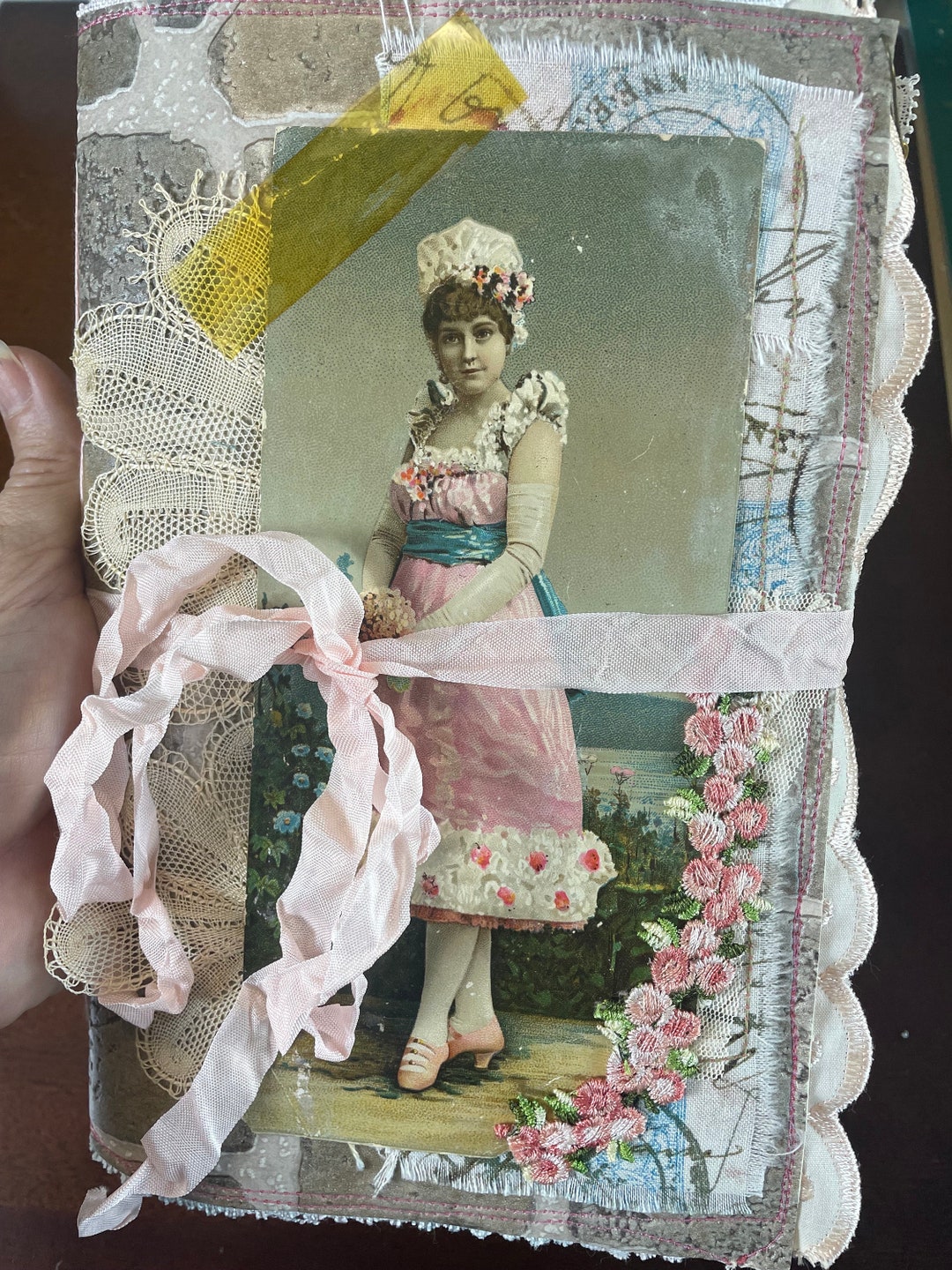 Shabby Chic Vintage Victorian Soft Cover Garden Themed Junk Journal - Etsy