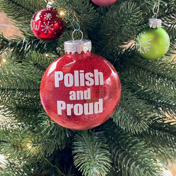 Polish and Proud - Polish Christmas Ornament