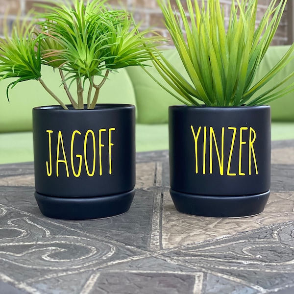 Yinzer OR Jagoff Pittsburghese - Succulent Planter