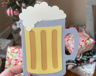 Beer Mug Gift Card Holder