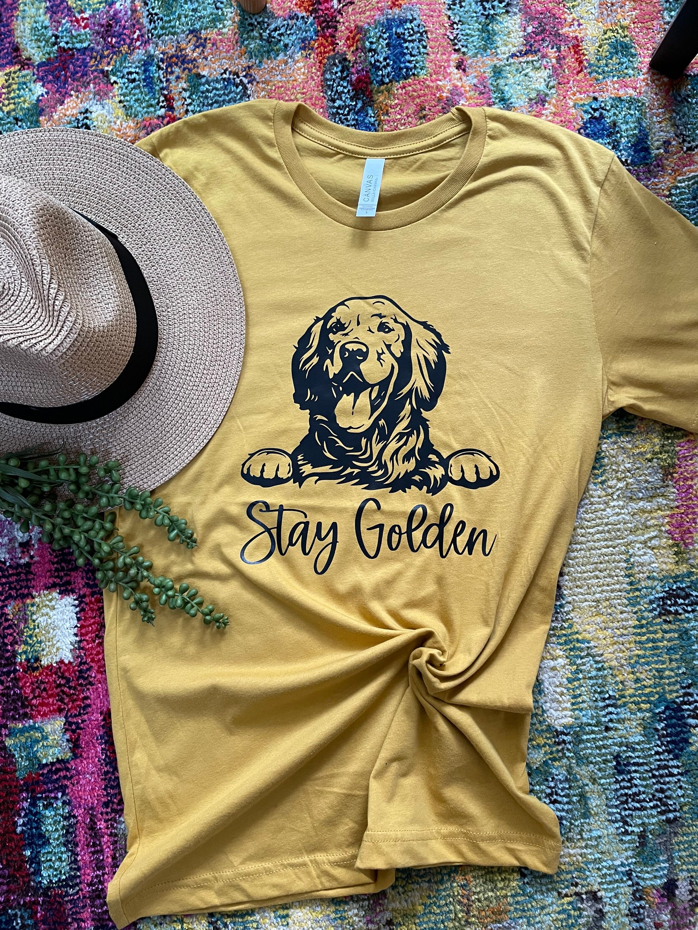 Stay Golden - Golden Retriever Shirt - Etsy