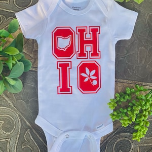 OHIO Baby Onesie