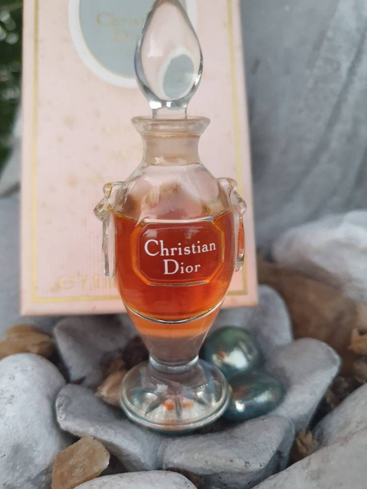 CHRISTIAN DIOR Diorissimo Superb Amphora 7.5ml Remains 3 4 of Perfume in Its Box a Little Stained Etsy